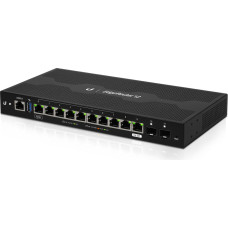 Ubiquiti ER-12 | Router | EdgeMAX EdgeRouter, 10x RJ45 1000Mb/s, 2x SFP, 1x PoE