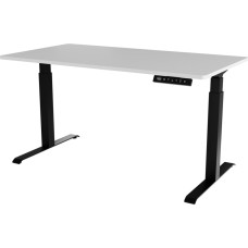 Cama Meble Desk with electric height adjustment MOON LONG 150x80x72-120 black/white