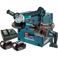 Makita Zestaw elektronarzędzi Makita 7-elementowy (M DLX2153TJ1)