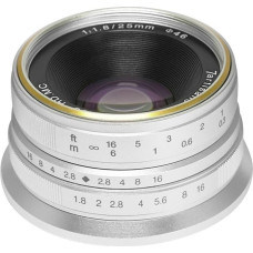 7Artisans 25mmF1.8 M43 Panasonic Olympus silver