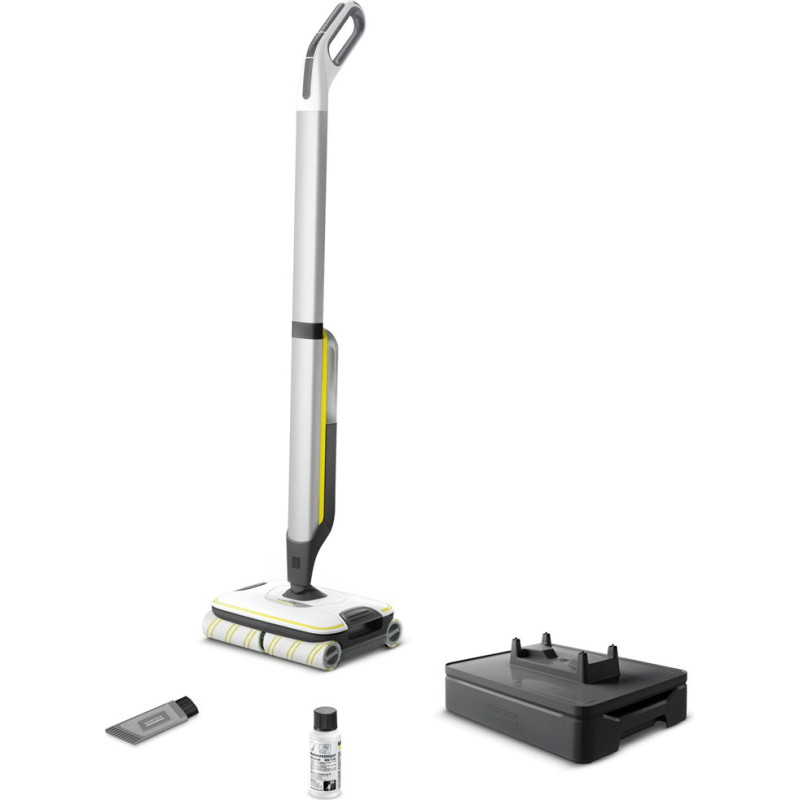 Karcher Kärcher FC 7 CORDLESS Electric broom Battery Wet Bagless Black, White, Yellow 2.85 Ah