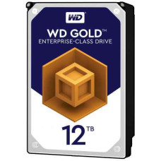 Western Digital HDD|WESTERN DIGITAL|Gold|12TB|SATA 3.0|256 MB|7200 rpm|3,5