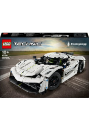 Lego Technic Biały hipersamochód Koenigsegg Jesko Absolut (42184)