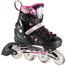 Nils Extreme Skritļslidas / Hokeja slidas NH10905 4in1 PINK LED SIZE M(35-38) NILS EXTREME