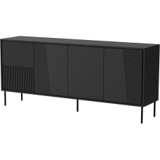 Cama Meble 4D ABI chest of drawers 200x45x88 matt black