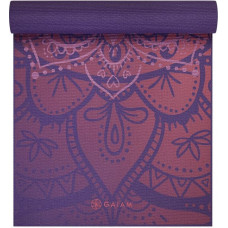 Gaiam Vingrošanas paklājiņš Gaiam Premium Athenian Rose 6 mm 63958