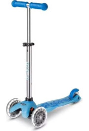 Micro Mini Micro Deluxe Glow LED Plus scooter Arctic blue