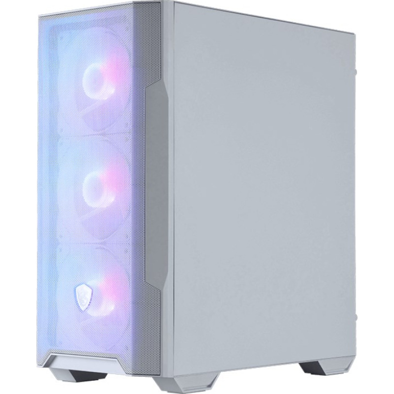 MSI MAG FORGE M100R Midi Tower Transparent, White