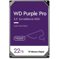 Western Digital HDD|WESTERN DIGITAL|Purple Pro|22TB|SATA|512 MB|7200 rpm|3,5