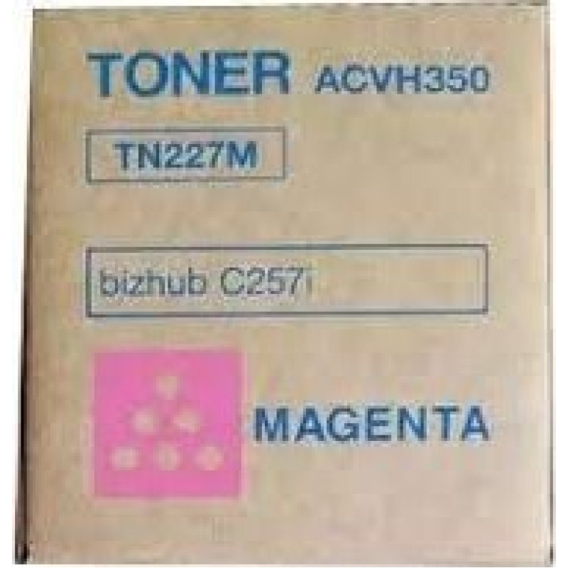 Konica Minolta Toner Konica Minolta Konica Minolta oryginalny toner TN227M, magenta, 24000s, ACVH350, Konica Minolta Bizhub C257i, O