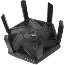 Asus Wifi 6 802.11ax Tri-band Gigabit Gaming Router RT-AXE7800 802.11ax, 10/100/1000 Mbit/s, Ethernet LAN (RJ-45) ports 4, Antenna type External, Black