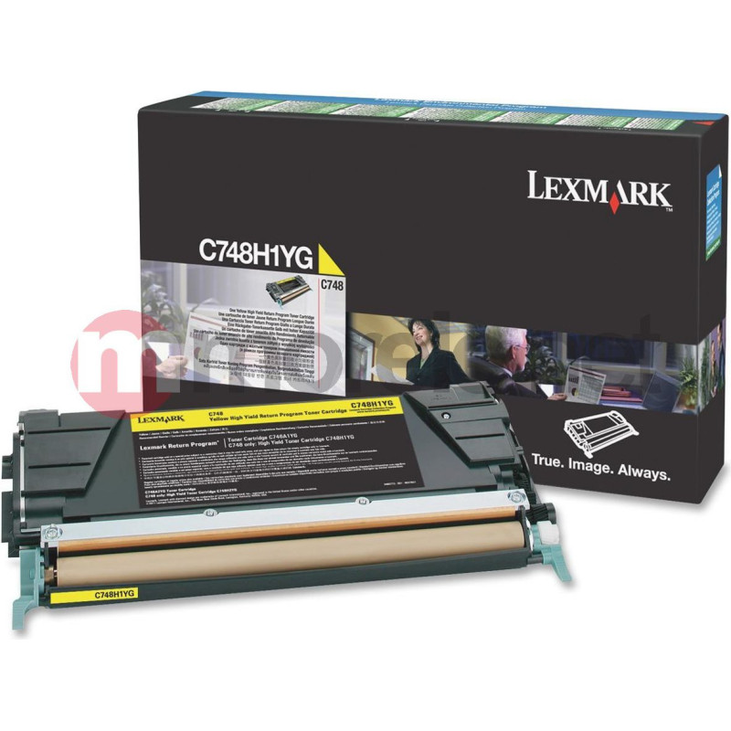 Lexmark Toner Lexmark Yellow  (C748H1YG)