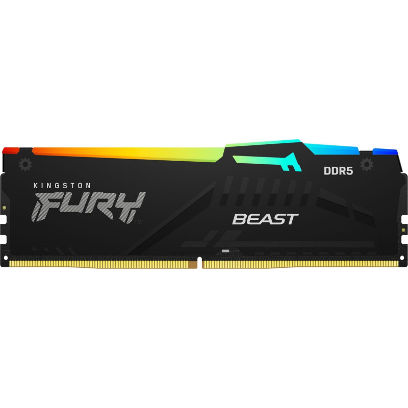 Kingston Fury Pamięć Kingston Fury Beast RGB, DDR5, 8 GB, 6000MHz, CL36 (KF560C36BBEA-8)