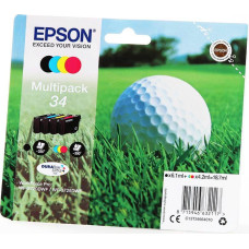 Epson Tusz Epson Zestaw tuszy 34, CMYK (C13T34664010)