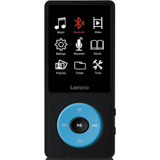 Lenco LENCO Xemio-860 MP4-Player mit Display Akku BT 8GB blau