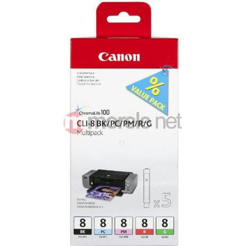 Canon Tusz Canon CLI-8 Ink Cartridge Multi-Pack 0620B027