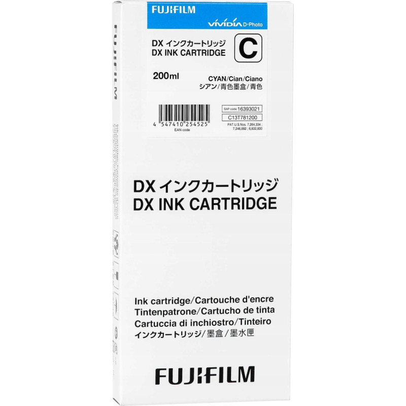 Fujifilm Tusz Fujifilm Fujifilm DX Ink Cartridge 200 ml cyan