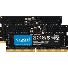 Crucial Pamięć do laptopa Crucial SODIMM, DDR5, 16 GB, 4800 MHz, CL40 (CT2K8G48C40S5)