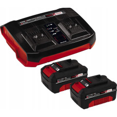 Einhell Einhell 2x 4.0Ah & Twincharger Kit, Set (black/red)