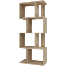 Top E Shop Bookcase FIESTA 4P 59.5x30x140 cm, sonoma oak