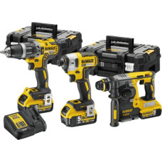 Dewalt Zestaw elektronarzędzi Dewalt 9-elementowy (DCK368P3T-QW)