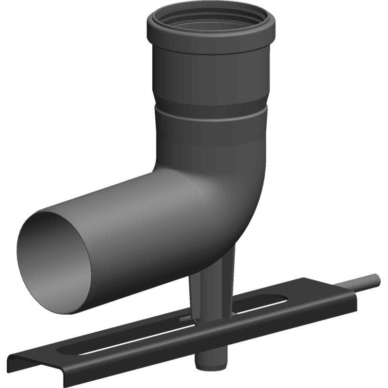 Concept Kolano spalinowe z podporą i szyną mocującą 60 PP (F90506060)
