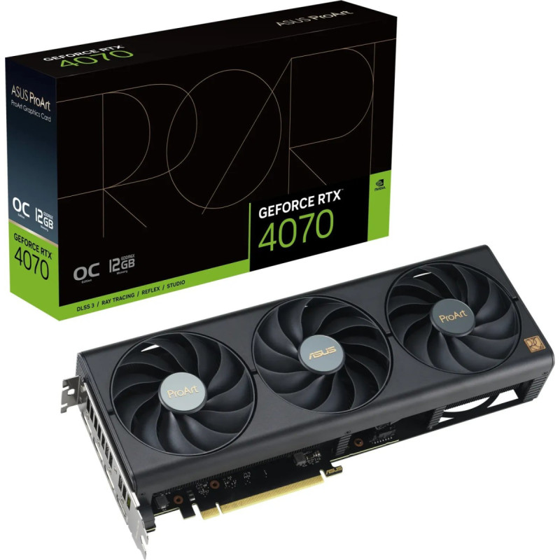 Asus Karta graficzna Asus ProArt GeForce RTX 4070 12GB GDDR6X (PROART-RTX4070-12G)