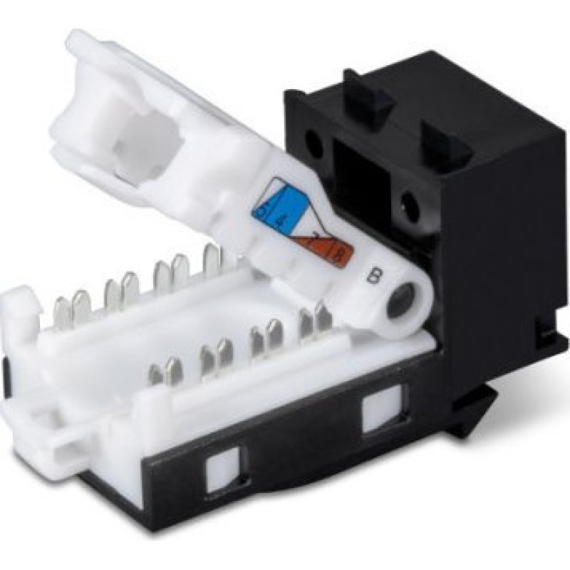 Trendnet TRENDnet TC-K25C6BK Cat.6 RJ-45 Keystone, 25 szt. czarny, czarny