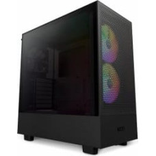 Nzxt Case|NZXT|H5 Flow RGB|MidiTower|Case product features Transparent panel|Not included|Colour Black|CC-H51FB-R1