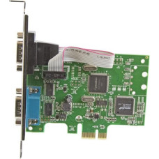 Startech Kontroler StarTech PCIe x1 - 2x Port szeregowy RS-232 DB9 (PEX2S1050)