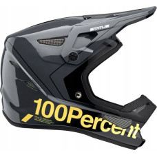 100 Stones Interactive 100% Kask full face juniorski 100% STATUS DH/BMX Helmet Carby Charcoal roz. M (49-50 cm) (NEW)