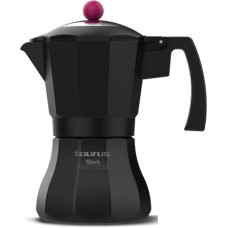 Taurus Italian Coffee Pot Taurus KCP9003I 3T Black Stainless steel Aluminium 3 Cups 9 Cups