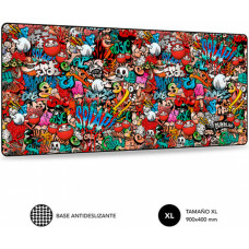 Subblim Mouse Mat Subblim SUB-MP-01PUW02 Multicolour XL