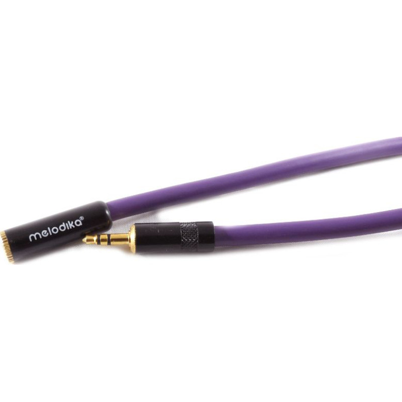 Melodika Kabel Melodika Jack 3.5mm - Jack 3.5mm 5m fioletowy