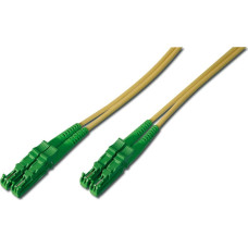 Digitus LWL Patchk., E2000 (APC)/E2000 (APC) SM, 09/125 µ, Duplex,1m
