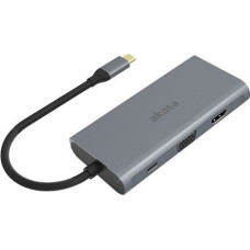 Akasa Stacja/replikator Akasa 5w1 USB-C (AK-CBCA21-18BK)