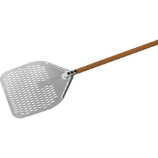 Gi.metal Gi.Metal Woodtech Rectangular Perforated Pizza Peel 30x30 cm Handle 60 cm