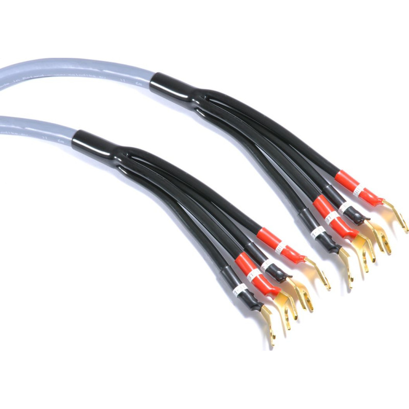 Melodika Kabel Melodika Widły - Widły 3m szary