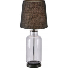 Markslojd Lampa stołowa Markslojd Markslojd Costero 108696 lampa stołowa lampka 1x40W E14 czarna/przezroczysta