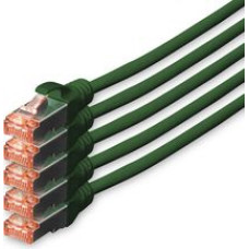 Digitus Patchcord CAT5e, S-FTP, 10m, 5 sztuk (DK-1644-100-G-5)