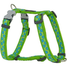 Red Dingo Dog Harness Red Dingo Style Star Green 30-48 cm