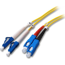 Triton EFB Elektronik O0360.2 kabel optyczny 2 m LC SC OS2 Żółty