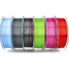 Rosa-Plast Zestaw Filamentów Rosa3D PLA 1,75mm 6x350g - Multicolour Silk}