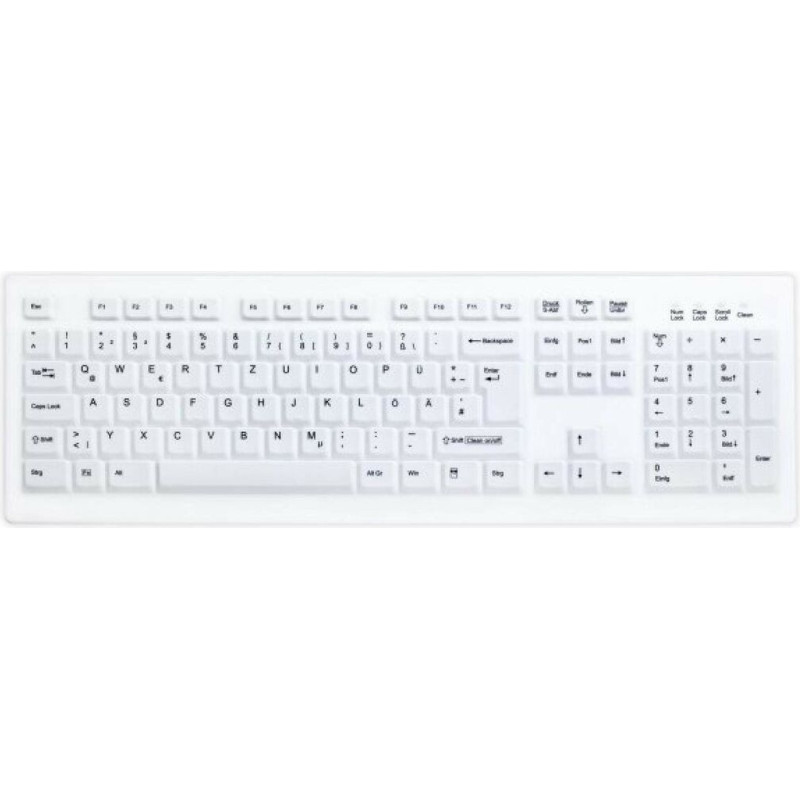 Active Key Washable Disinfectable Keyboard Active Key FTRTUS0300 USB White