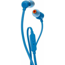 JBL Headphones with Microphone JBL T110 Blue