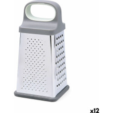 Quid Multi-purpose grater Quid Ozon Grey Metal 22 x 10 x 10 cm (12 Units)