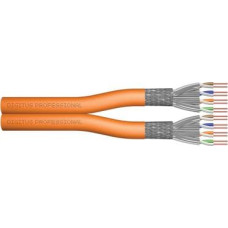 Digitus Skrętka Duplex S-FTP, CAT7, LSZH 1200MHz, 100m, pomarańczowy (DK-1743-VH-D-1)