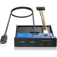 Graugear GRAUGEAR G-MP02 część obudowy do komputera Uniwersalne Przedni panel