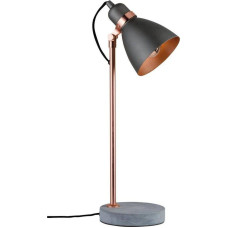 Paulmann Lampa stołowa Paulmann Neordic Orm Lampa stołowa max. 1x20W E27 230V Szary/Miedziany Metal/Beton