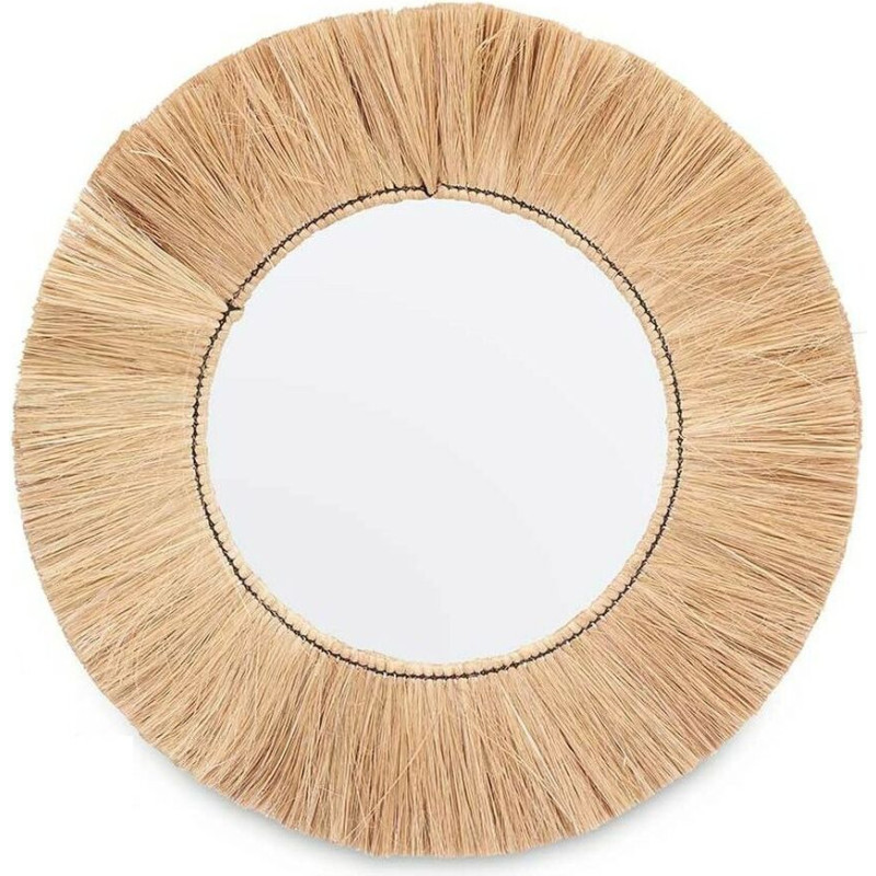 Gift Decor Wall mirror RI-6064 Brown 79 x 79 x 3 cm Circle